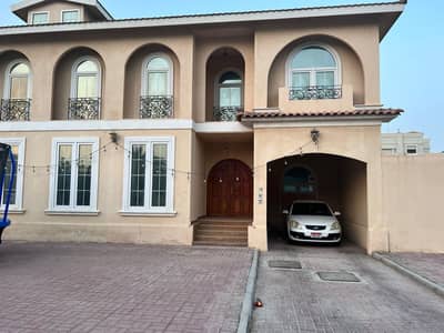 4 Bedroom Villa for Rent in Khalifa City, Abu Dhabi - western community 4 Master B/R villa with Shared Pool + backyard + Maids Room