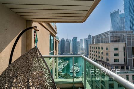 فلیٹ 1 غرفة نوم للايجار في دبي مارينا، دبي - شقة في برج المرجان أبراج مرسى دبي (أبراج إعمار الستة) دبي مارينا 1 غرف 130000 درهم - 6028289