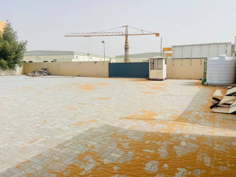Hot Offer! 29000 sqft open Land With 180Kw Available for Rent in Jurf Industrial Ajman
