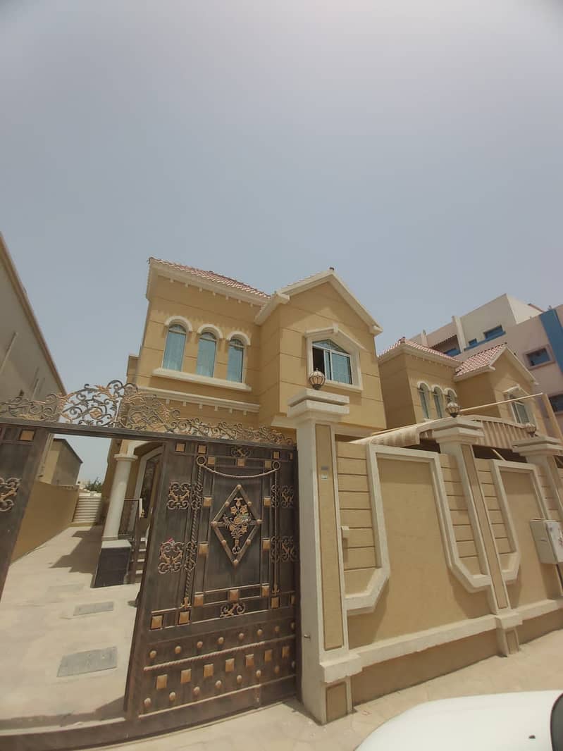 BRAND NEW VILLA  5 BEDROOMS WITH MAJLIS HALL FOR RENT IN AL MOWAIHAT 3 AJMAN RENT 85,000/- YEARLY