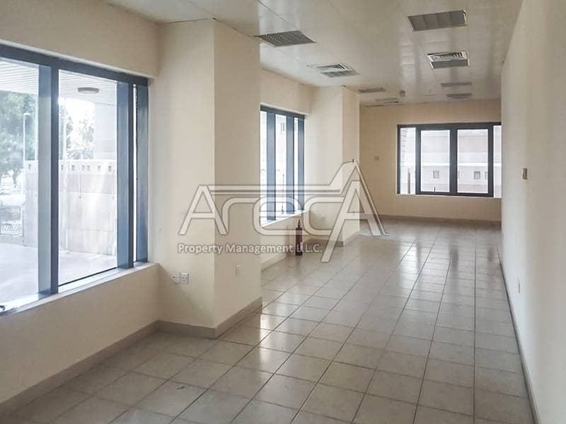Fully Fitted Office Space with 1 Parking in Al Khalidiya