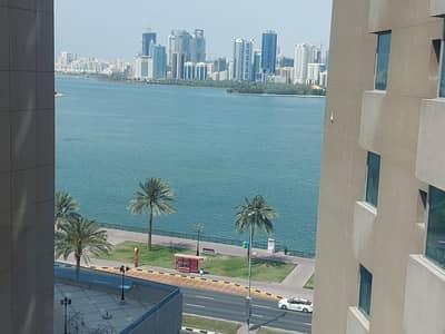 3 Bedroom Flat for Rent in Corniche Al Buhaira, Sharjah - Chiller AC free gym pool! Spacious 3 bhk balcony all master rooms maids room! Buhaira cornchise