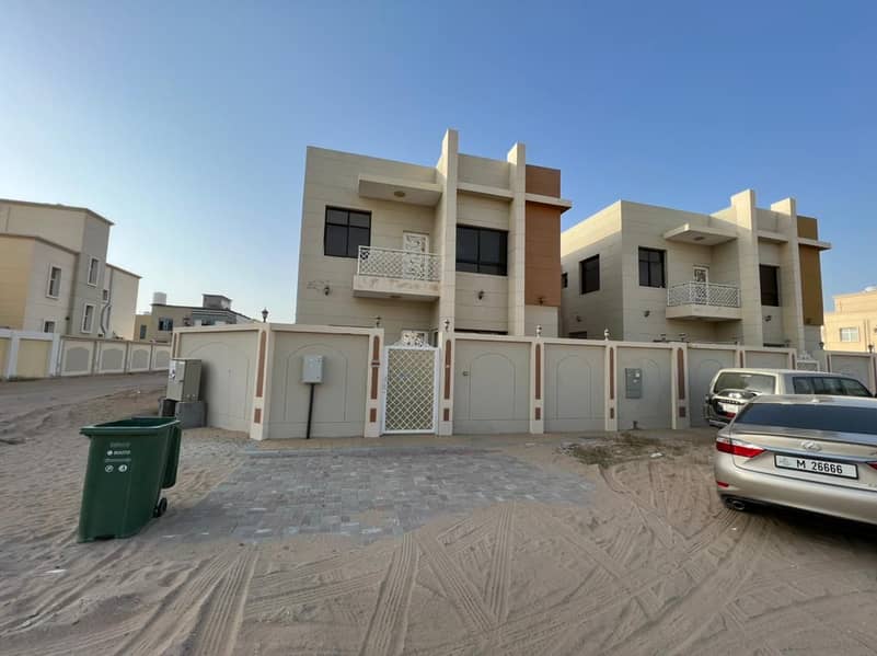 Villa for rent in Ajman, Jasmine, another resident of two floors, 4 rooms, a board, a hall