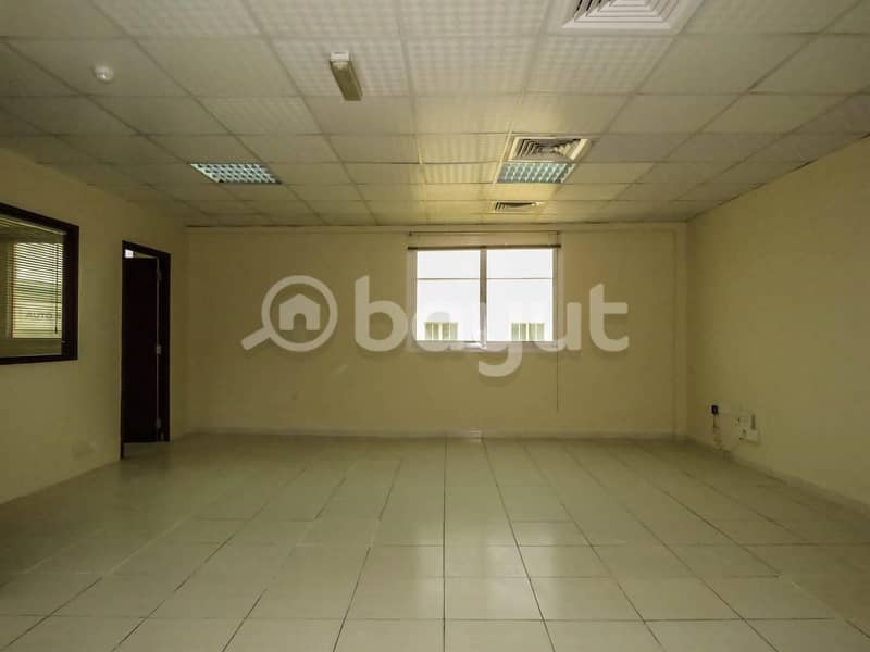 FITTED OFFICE (732 Sq. ft), CENTRAL A/C. WITH PARKING AT NAD AL HAMER - WAY TO AWEER