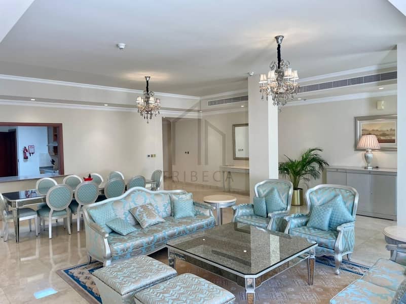 位于朱美拉棕榈岛，新月城，凯宾斯基棕榈公寓 4 卧室的联排别墅 700000 AED - 5942005
