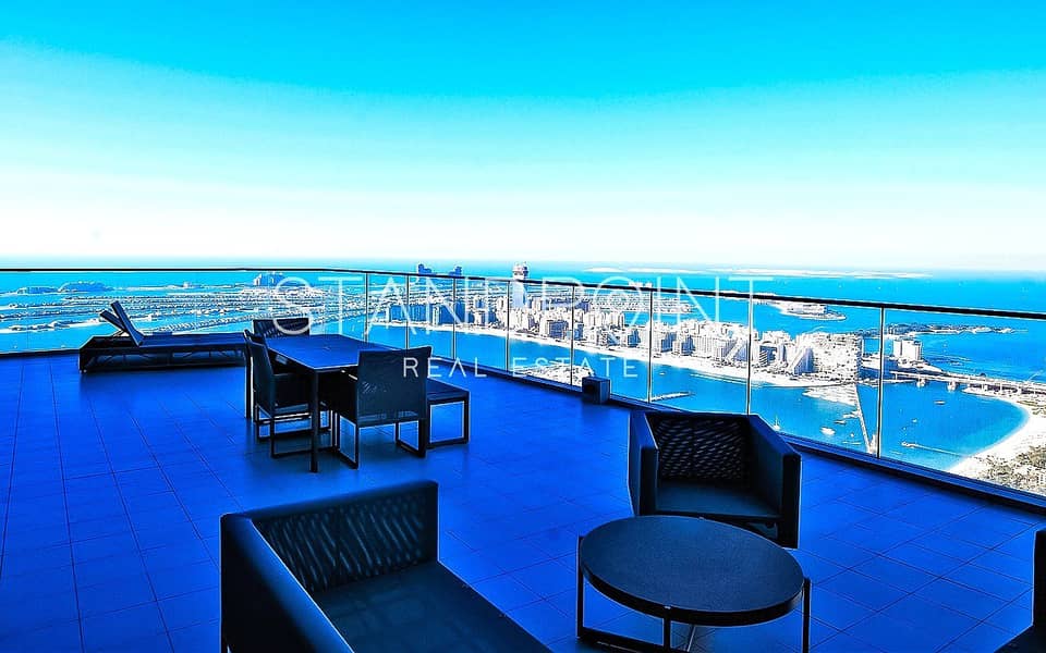 位于迪拜码头，达马克塔楼 4 卧室的顶楼公寓 17000000 AED - 6039506