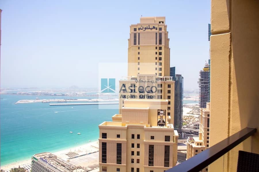 High floor - Amazing Sea View - Furnished