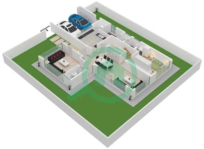 舒穆斯综合住宅 - 4 卧室别墅类型B戶型图