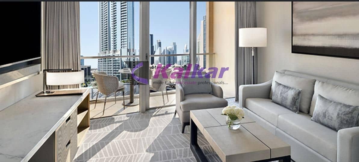 One Bedroom for Sale @ . 5 star hotel in Downtown - The Address Dubai Mall with the fountain View.