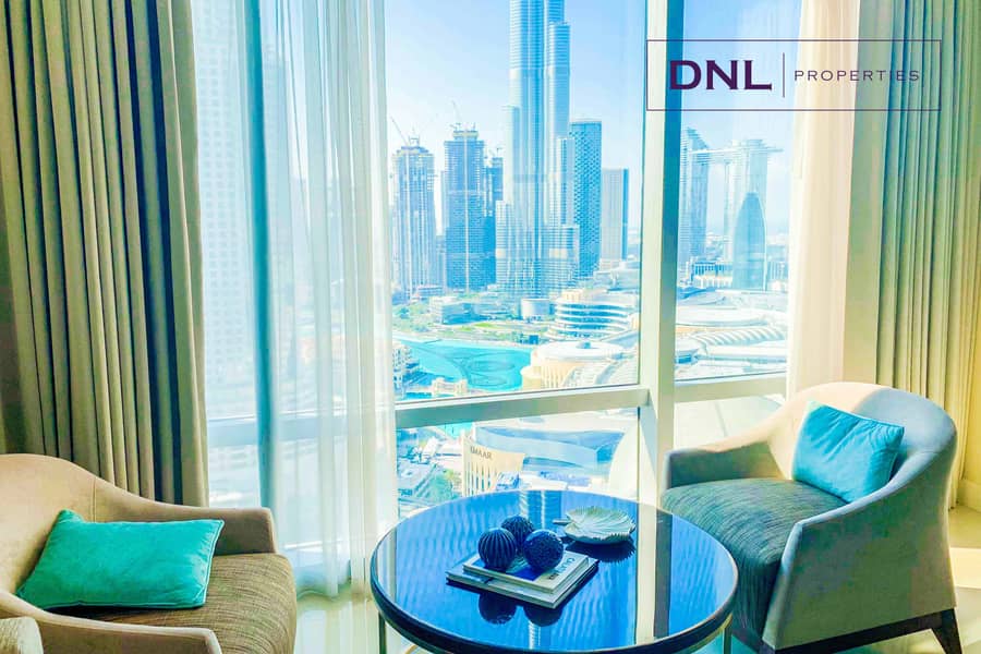 Stunning Burj View | With Study | Furnished