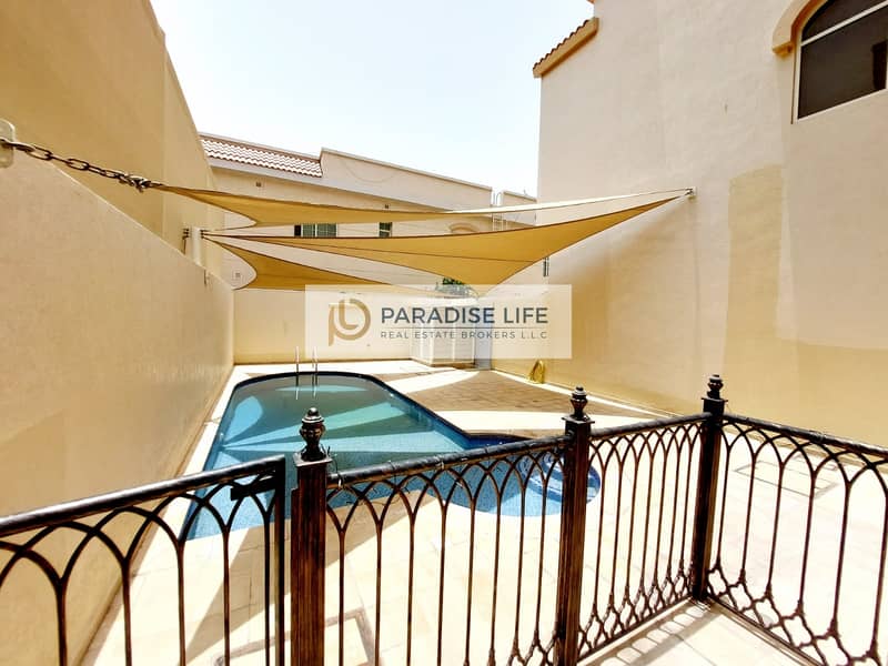 Private swimming pool 4 Bedroom villa for Rent in Mirdif