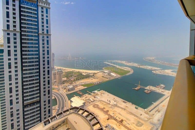 位于迪拜码头，精英公寓 4 卧室的顶楼公寓 4500000 AED - 6041392