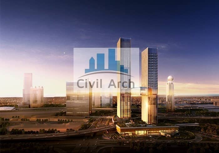ICONIC  1 Br+Dubai frame views+50/50 payment