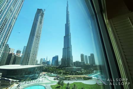 2 Bedroom Flat for Sale in Downtown Dubai, Dubai - 2 Bedrooms | Burj Khalifa Views | Vacant