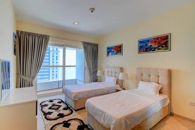 位于迪拜码头，精英公寓 4 卧室的顶楼公寓 4100000 AED - 6043411