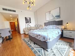 SPACIOUS FULLY FURNISHED STUDIO APARMENT IN JAWHARA, JUMEIRAH VILLAGE TRIANGLE