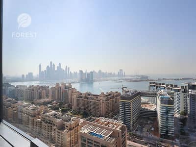 Studio for Sale in Palm Jumeirah, Dubai - High Floor | Marina Ain View | Vacant | Resale