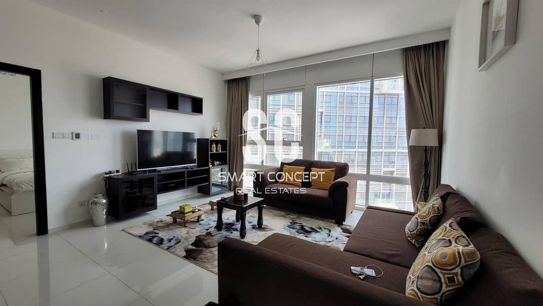 Fully Furnished | High Floor | Balcony | Sea View