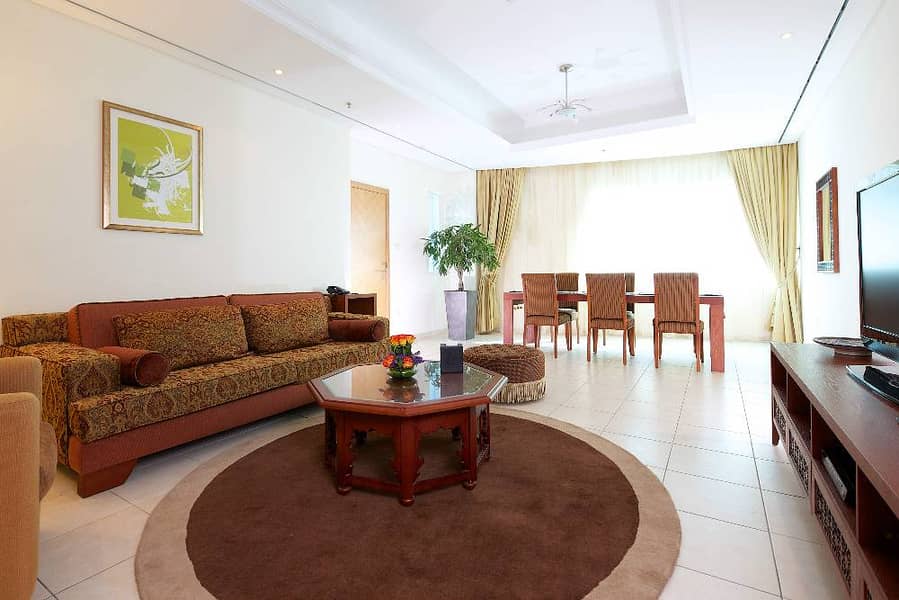 Furnished Two Bedroom En-Suite in Dubai Marina