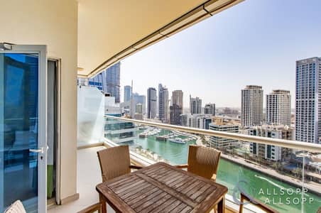 1 Bedroom Apartment for Rent in Dubai Marina, Dubai - Luxury Furniture | One Bed | Marina Views
