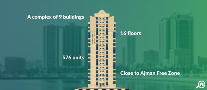 3 Bedroom Apartment for Sale in Ajman Downtown, Ajman - 3 Bedroom Flat | AL Khor Towers
