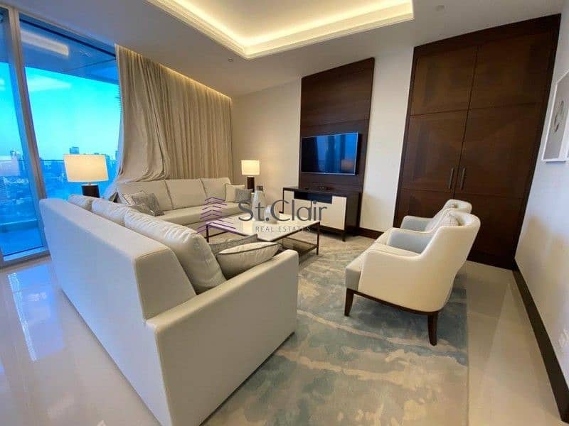 شقة فندقية في العنوان ريزدينسز سكاي فيو 1 العنوان رزيدنس سكاي فيو وسط مدينة دبي 3 غرف 550000 درهم - 6046953