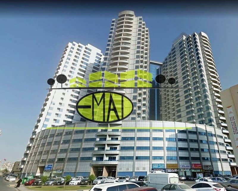 Falcon Towers: 1 Bed Hall and Parking (2 Washrooms) at Downtown Ajman