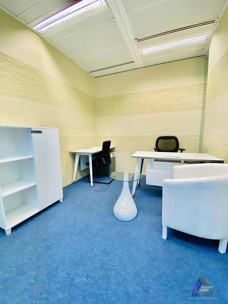 Smart Independent Furnished serviced office available in Burjuman Business tower