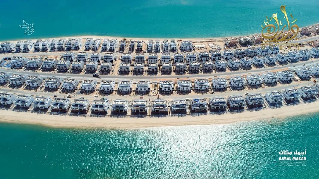 位于夏尔迦滨水城，阿吉玛尔-马坎 4 卧室的别墅 2700000 AED - 6051101