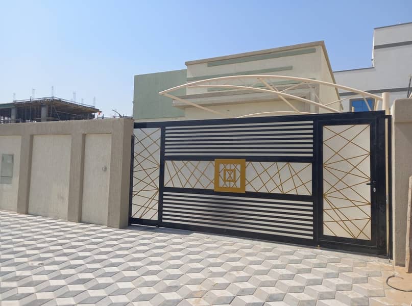 Villa for sale in Jasmine, Ajman, with a great design, one floor