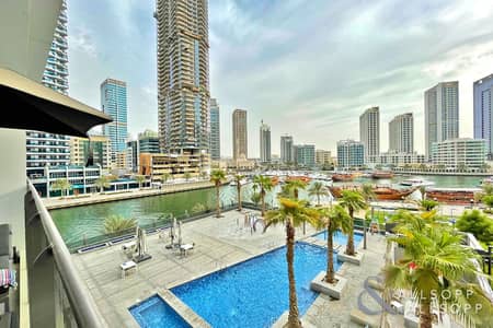 1 Bedroom Flat for Rent in Dubai Marina, Dubai - Luxury Furniture | Low Floor | 1 Bedroom