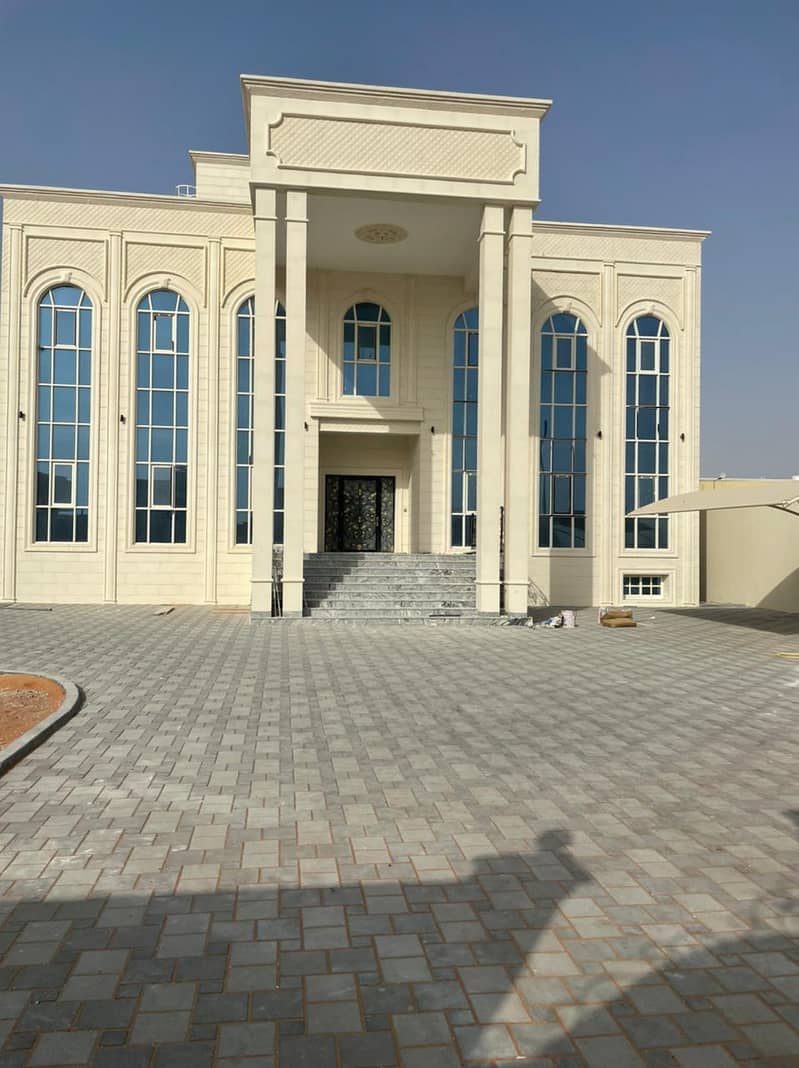 Brand New 6 master bed rooms villa with driver room near to market at Al Shamkha South