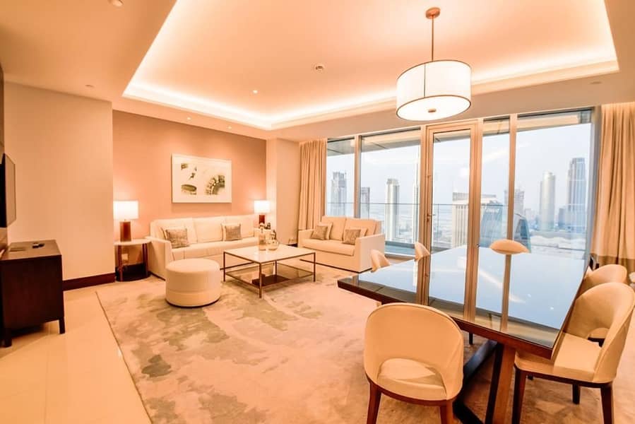 位于迪拜市中心，谦恭公寓天际景观综合大厦 2 卧室的酒店式公寓 5500000 AED - 6027828