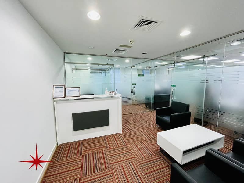 Fitted Office|Higher Floor |Unfurnished |Exclusive