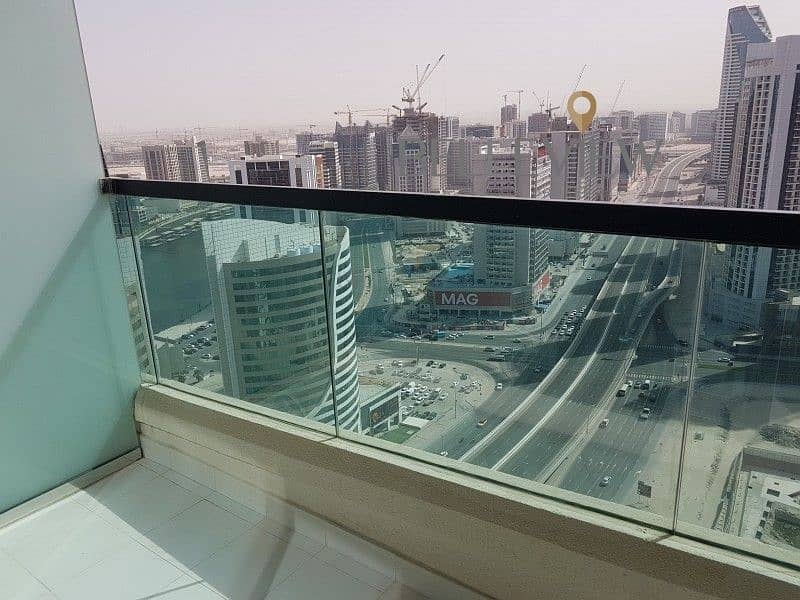 Furnished Studio-Near DubaiMall-Metro-Balcony