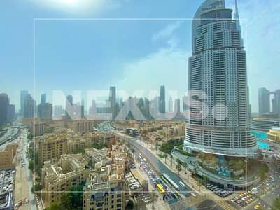 2 Bedroom Flat for Sale in Downtown Dubai, Dubai - Mid Floor| Full Burj Khalifa & Fountain View