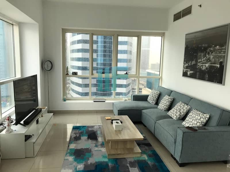 位于朱美拉湖塔 (JLT)，JLT N区，湖心大厦 1 卧室的公寓 65000 AED - 6055308