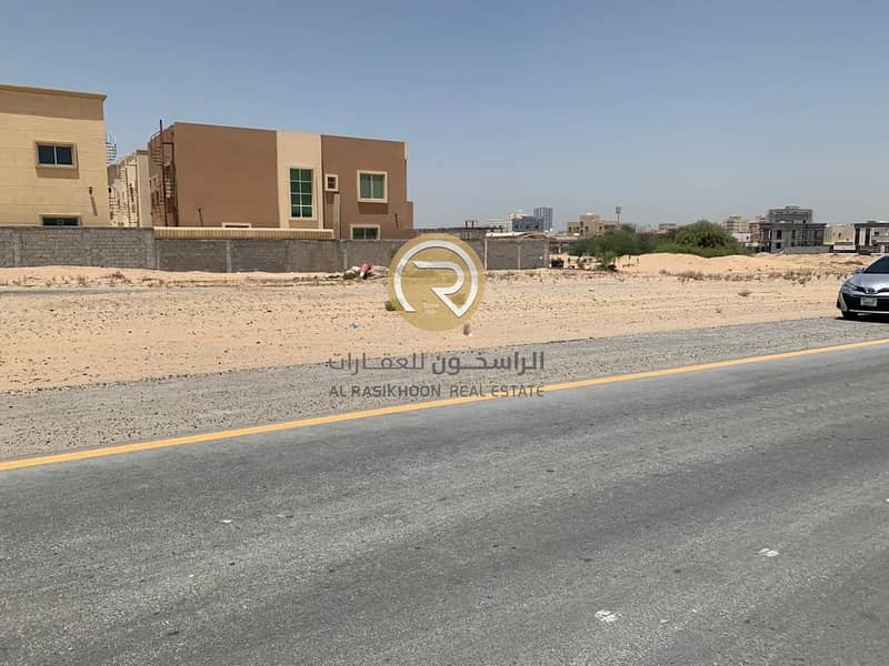 For sale residential commercial land in Al Rawda 1 - Ajman- permit ground + first