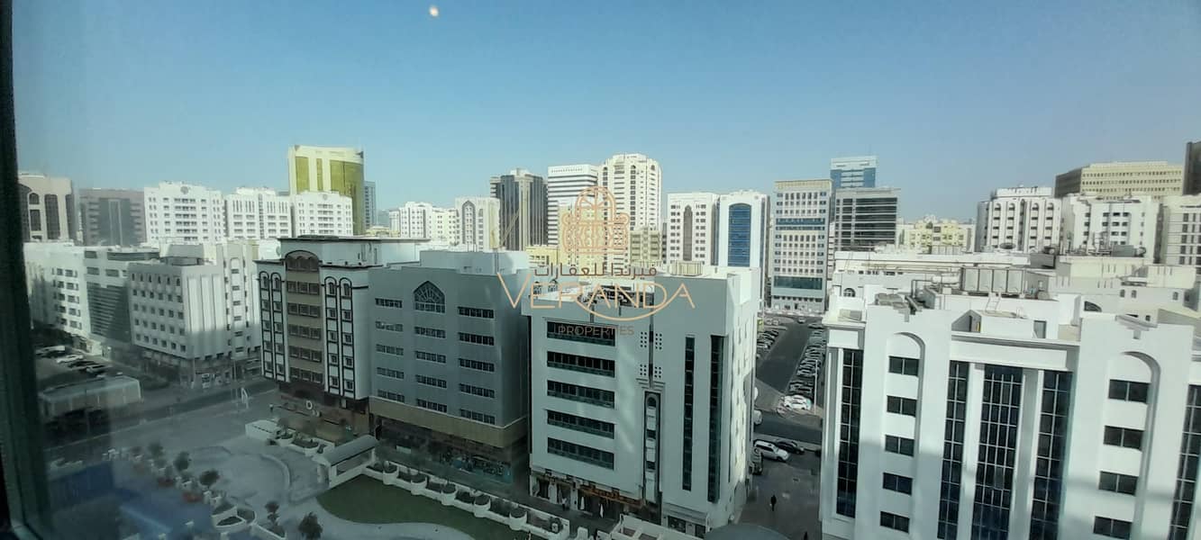 Khalifa Street Near Corniche Park full view 1 bedroom rent