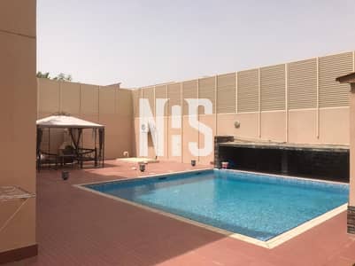 5 Bedroom Villa for Sale in Al Raha Golf Gardens, Abu Dhabi - Fully Upgraded Villa with Swimming Pool
