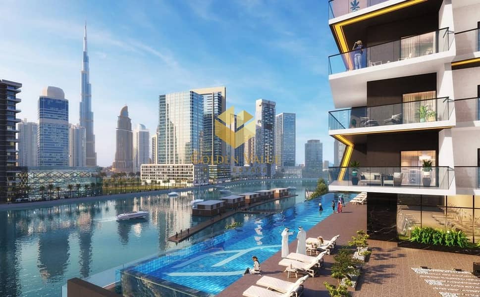 位于商业湾，宾格蒂运河大楼 1 卧室的公寓 1100000 AED - 6056762