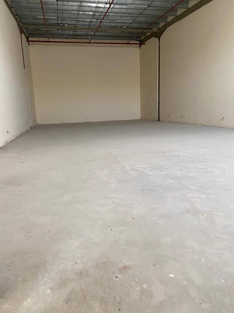 Available 3500 sqft warehouse | in al jurf ajman | with 25 KW electricity.