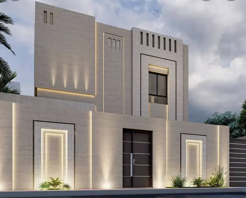 Brand new modern villa in KHAWANEEJ  3 bed rooms  1 halls  living  dining