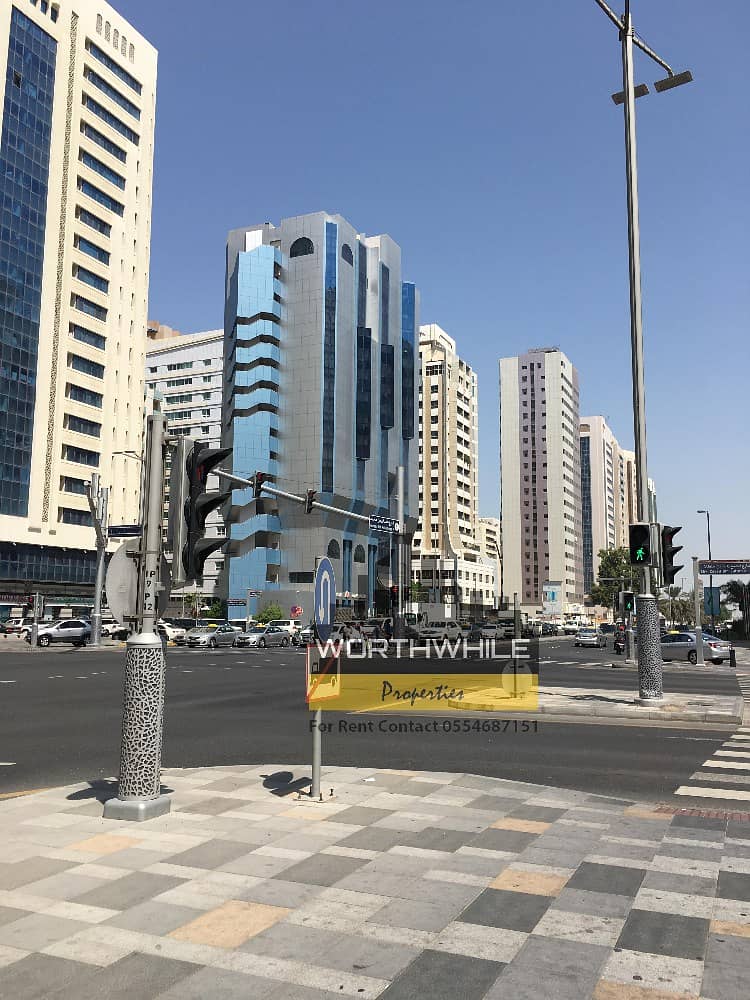 Revised Rent! Only at AED 70k, A 3 bedroom apartment with balcony is for rent on Hamdan Street