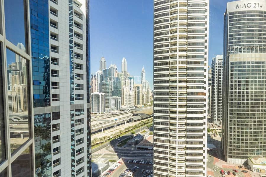 FULLY FURNISHED ONE BED+STUDY FOR RENT JLT NEAR METRO