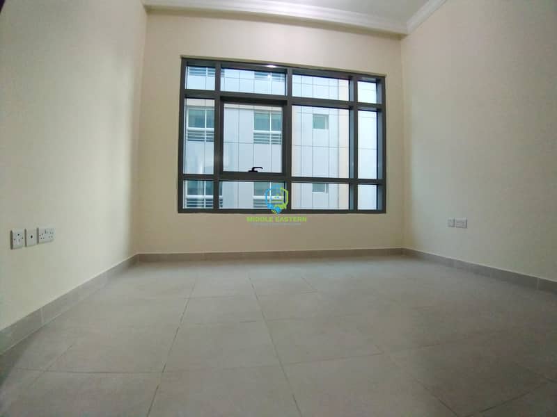 Spacious One Bedroom Hall With Full Bathroom And Nice Huge Kitchen With Central AC And Wardrobes.