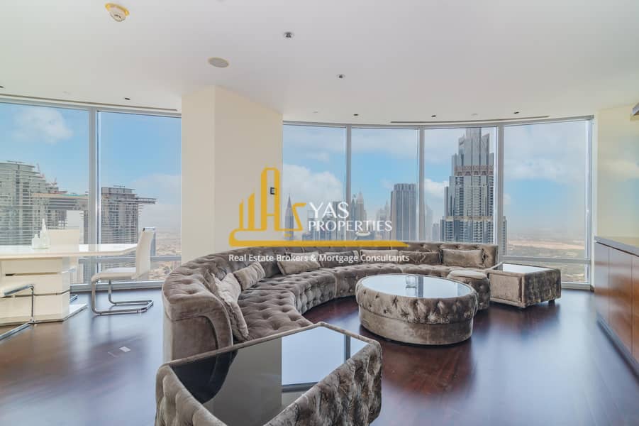 位于迪拜市中心，哈利法塔 2 卧室的公寓 5000000 AED - 6063590