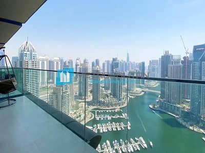 1 Bedroom Flat for Sale in Dubai Marina, Dubai - Full Marina View| Unfurnished| Vacant On Transfer