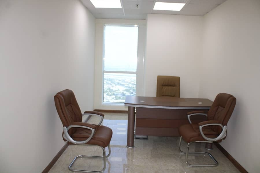 Furnished Office For Rent || Best price || Sheikh Zahid Road|| Inclusive ALL
