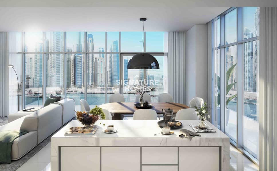 Palm and Marina view | Brand new  | High Floor